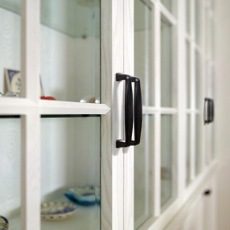 10x 128mm Black Antique Style Door Drawer Kitchen Handle Handles Pull Knob Tool