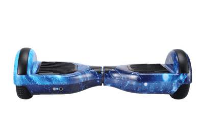 6.5 Inch Hoverboard, Self Balancing Scooter- Blue Galaxy Style + LED lights [Free Carry Bag & Bluetooth]