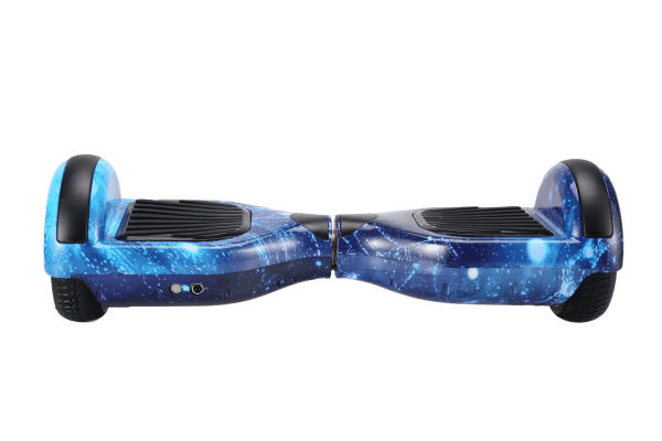 6.5 Inch Hoverboard, Self Balancing Scooter- Blue Galaxy Style + LED lights [Free Carry Bag & Bluetooth]