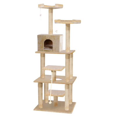 PaWz 2M Cat Scratching Post Tree Gym House Condo Furniture Scratcher Tower