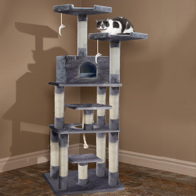 PaWz 2M Cat Scratching Post Tree Pet Gym House Condo Furniture Scratcher