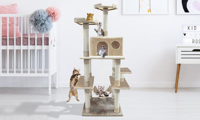 PaWz 1.83M Cat Scratching Post Tree Gym House Condo Furniture Scratcher Tower