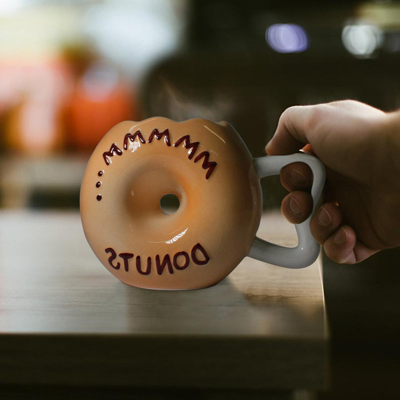 Coffee Cup Vivid Donuts Milk Cup Ceramic Lovers Mug Cute Birthday Gift Chocolate