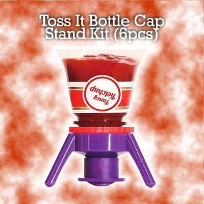 Kitchen Accessories - Toss It Bottle Cap Stand Kit (6pcs)