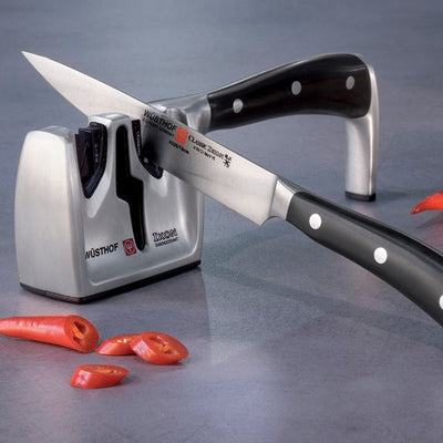 Wusthof 3050388001 Classic Ikon 2-Stage Handheld Knife Sharpener