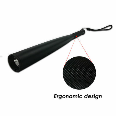 49cm Baseball Bat LED Flashlight Bright Baton Torch Emergency Security Tool