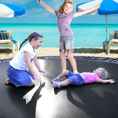 12 FT Kids Trampoline Pad Replacement Mat Reinforced Outdoor Round Spring Cover