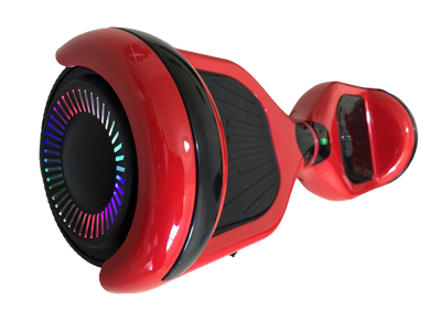 Hoverboard Electric Scooter 6.5 inch – RED + LED lights [Free Carry Bag & Bluetooth]