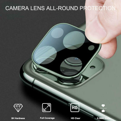 For iPhone 13 12 11 Pro Max XS Tempered Glass Camera Lens Cover Screen Protector