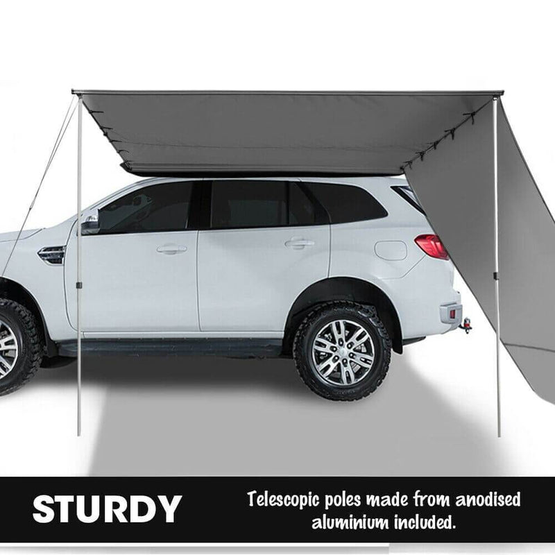 Mountview 2.5x3M Car Side Awning Extension Roof Rack Covers Tents Shades Camping