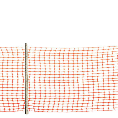 1 Pcs 1x50M Landscape Barrier Mesh Orange Plastic Trellis Fencing Safety Outdoor
