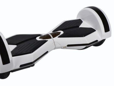 Lamborghini Hoverboard 8” – White Style + LED lights [Free Carry Bag & Bluetooth]